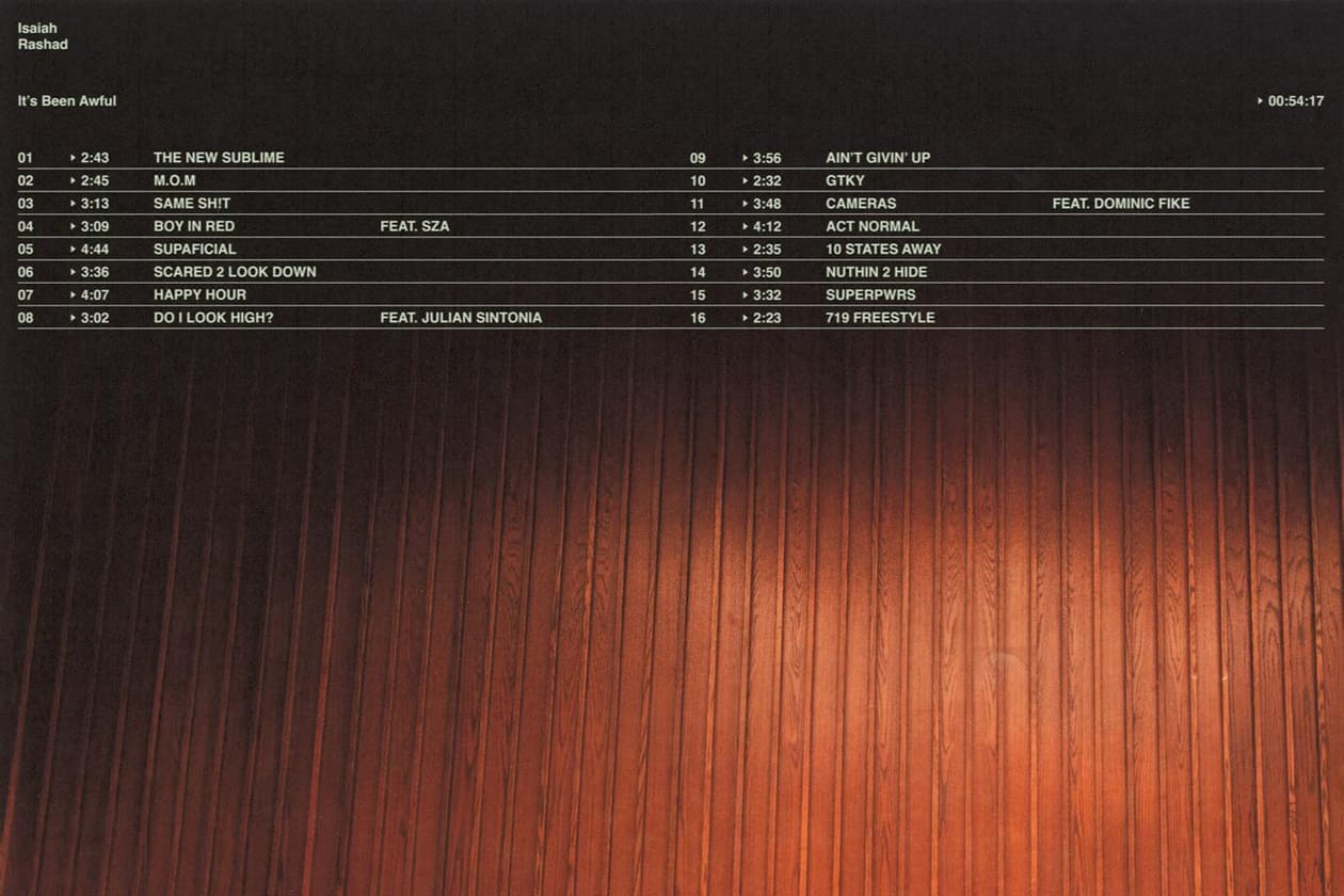 Everything We Know About Isaiah Rashad's 'It's Been Awful' album top dawg entertainment tde zay omar jone