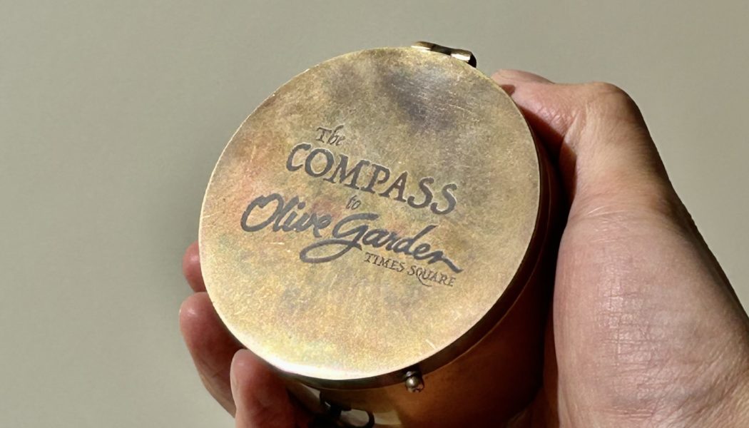 Five questions for the guys who made a compass that points to the Times Square Olive Garden