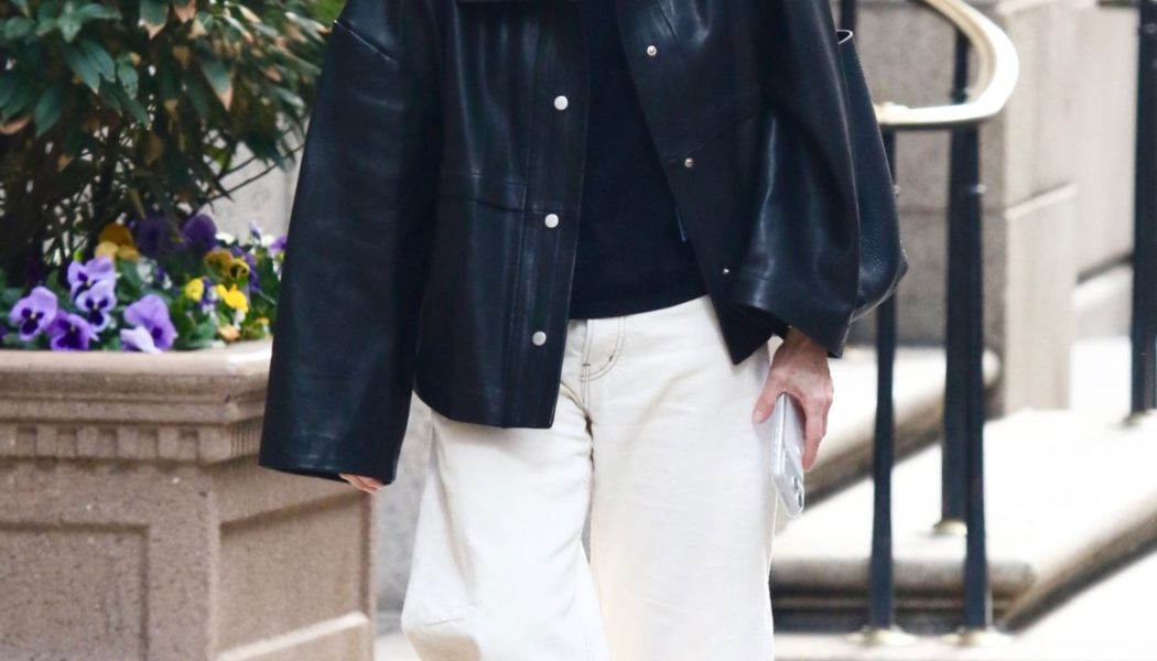 Forget White and Khaki—Celebs in Their 60s Are Wearing This Denim Color Trend With White Sneakers