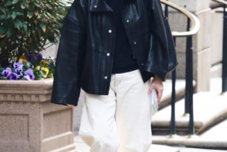 Forget White and Khaki—Celebs in Their 60s Are Wearing This Denim Color Trend With White Sneakers