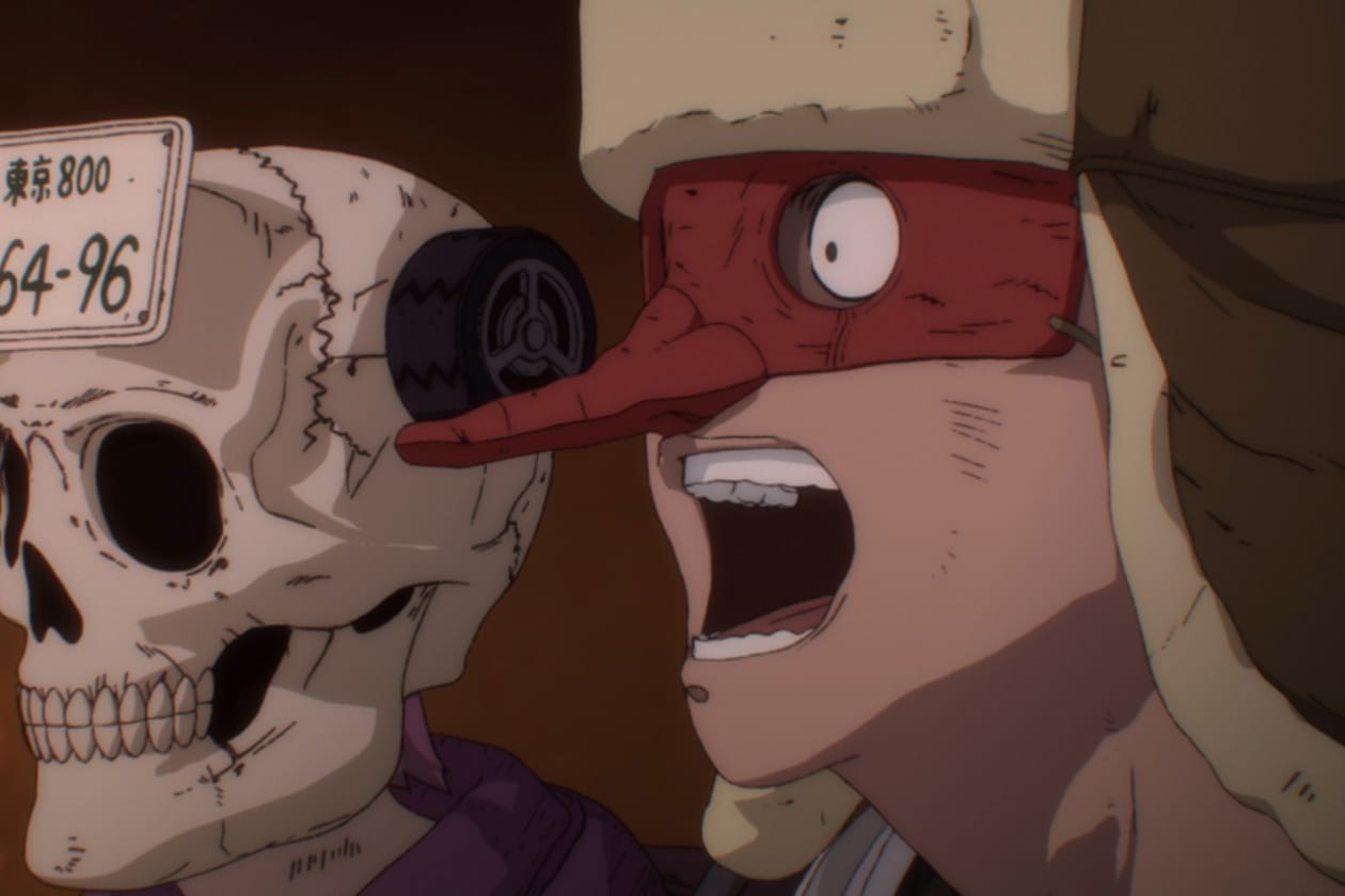 Dorohedoro MAPPA Q Hayashida Shin Noi Fujita Caiman Anime Masks Symbolism punk subculture Slipknot undergroun aesthetics 