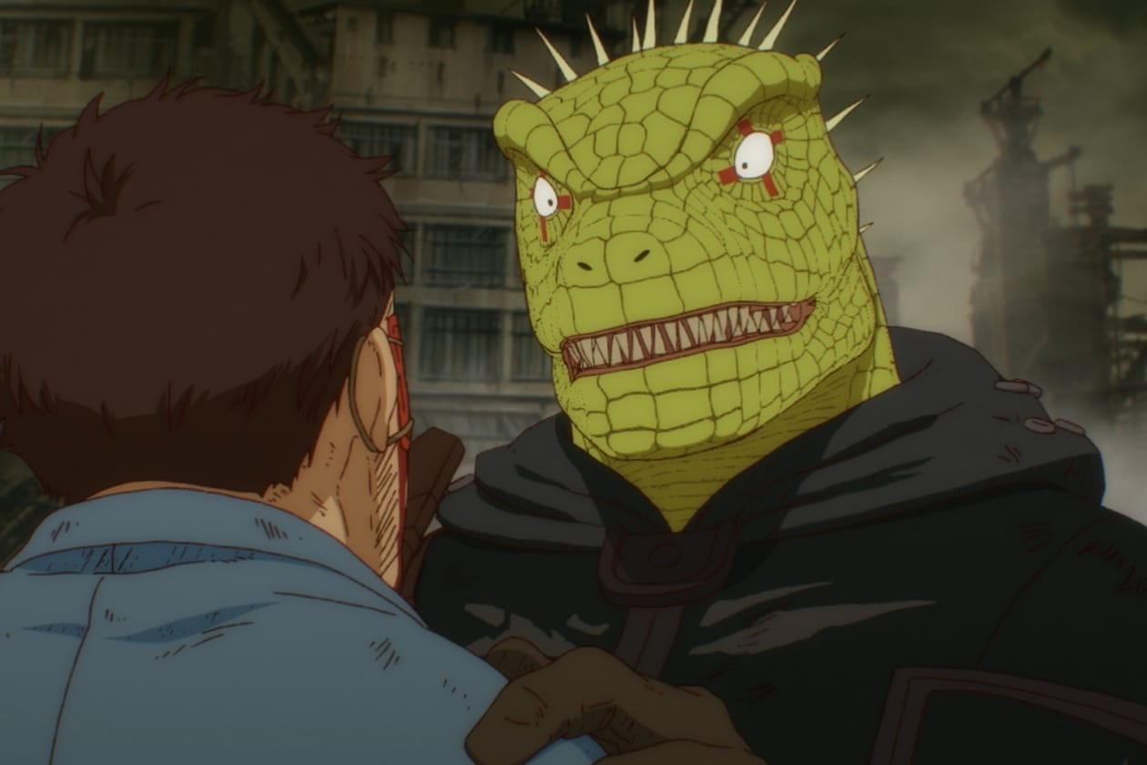 Dorohedoro MAPPA Q Hayashida Shin Noi Fujita Caiman Anime Masks Symbolism punk subculture Slipknot undergroun aesthetics 