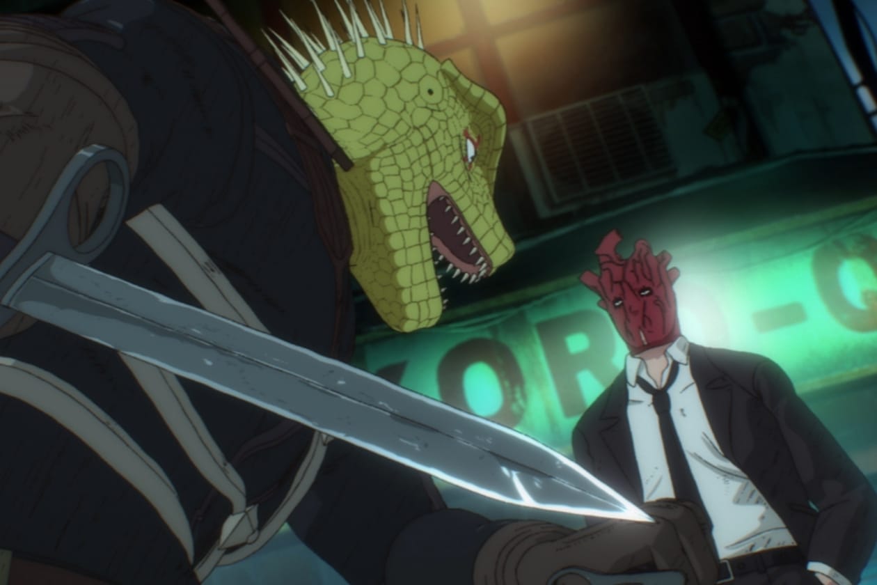 Dorohedoro MAPPA Q Hayashida Shin Noi Fujita Caiman Anime Masks Symbolism punk subculture Slipknot undergroun aesthetics 