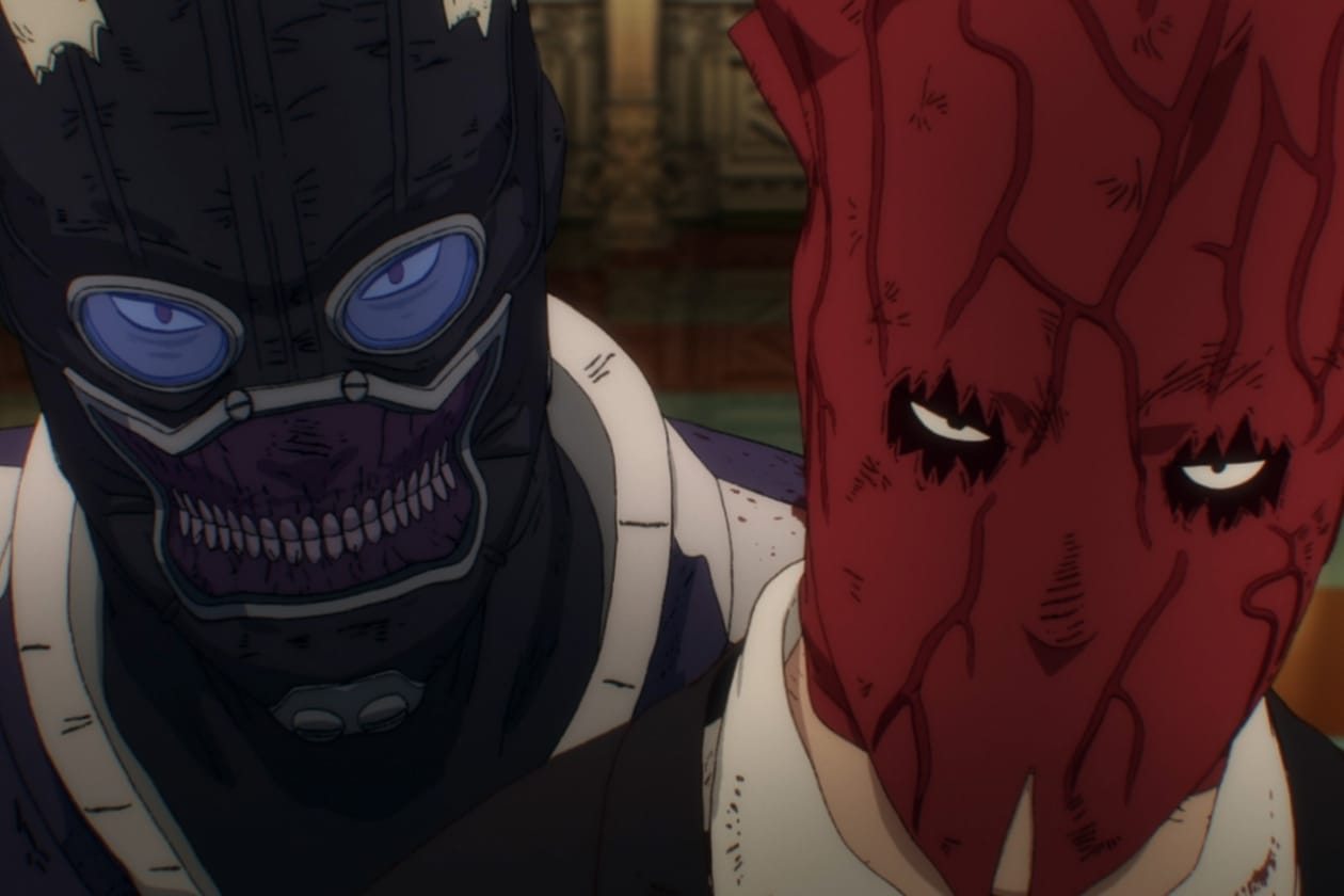 Dorohedoro MAPPA Q Hayashida Shin Noi Fujita Caiman Anime Masks Symbolism punk subculture Slipknot undergroun aesthetics 