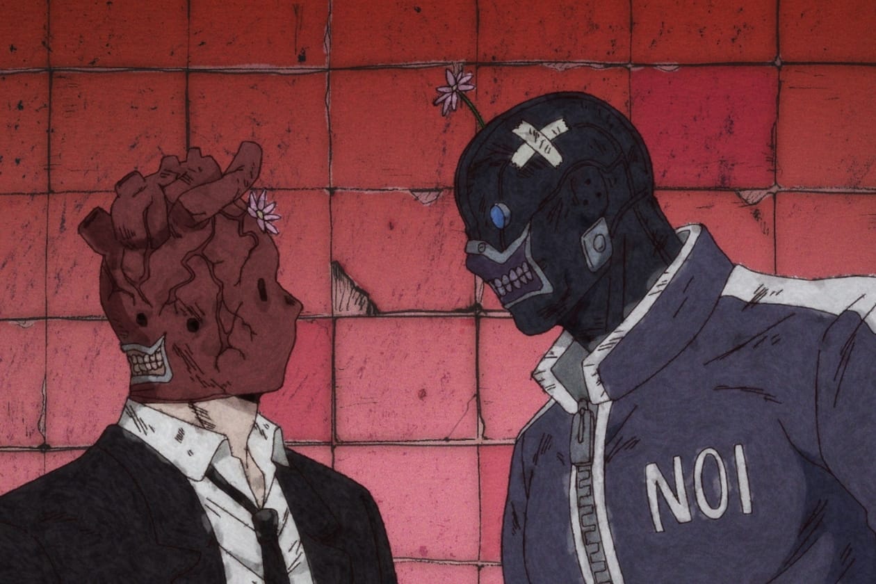 Dorohedoro MAPPA Q Hayashida Shin Noi Fujita Caiman Anime Masks Symbolism punk subculture Slipknot undergroun aesthetics 