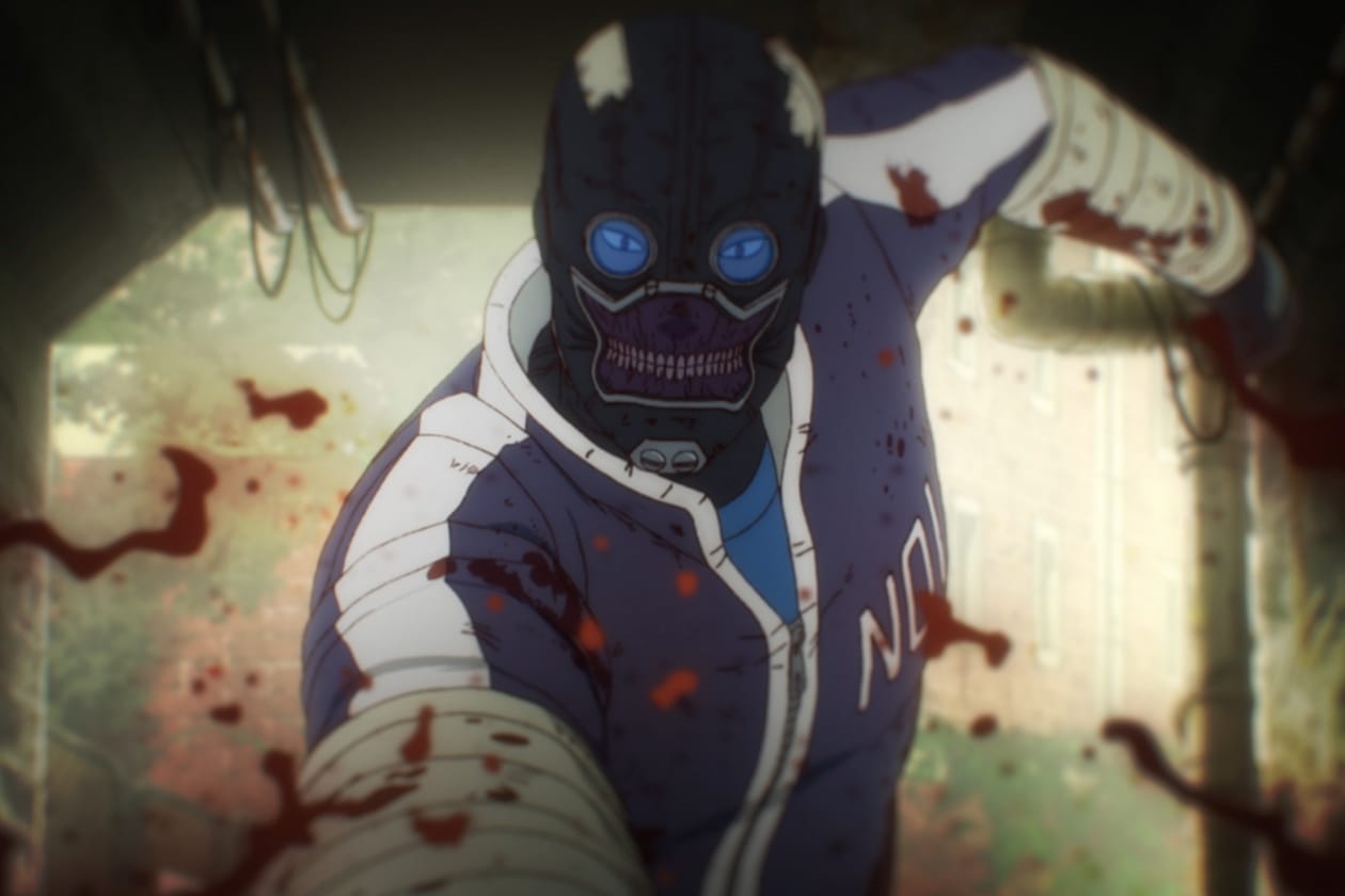 Dorohedoro MAPPA Q Hayashida Shin Noi Fujita Caiman Anime Masks Symbolism punk subculture Slipknot undergroun aesthetics 