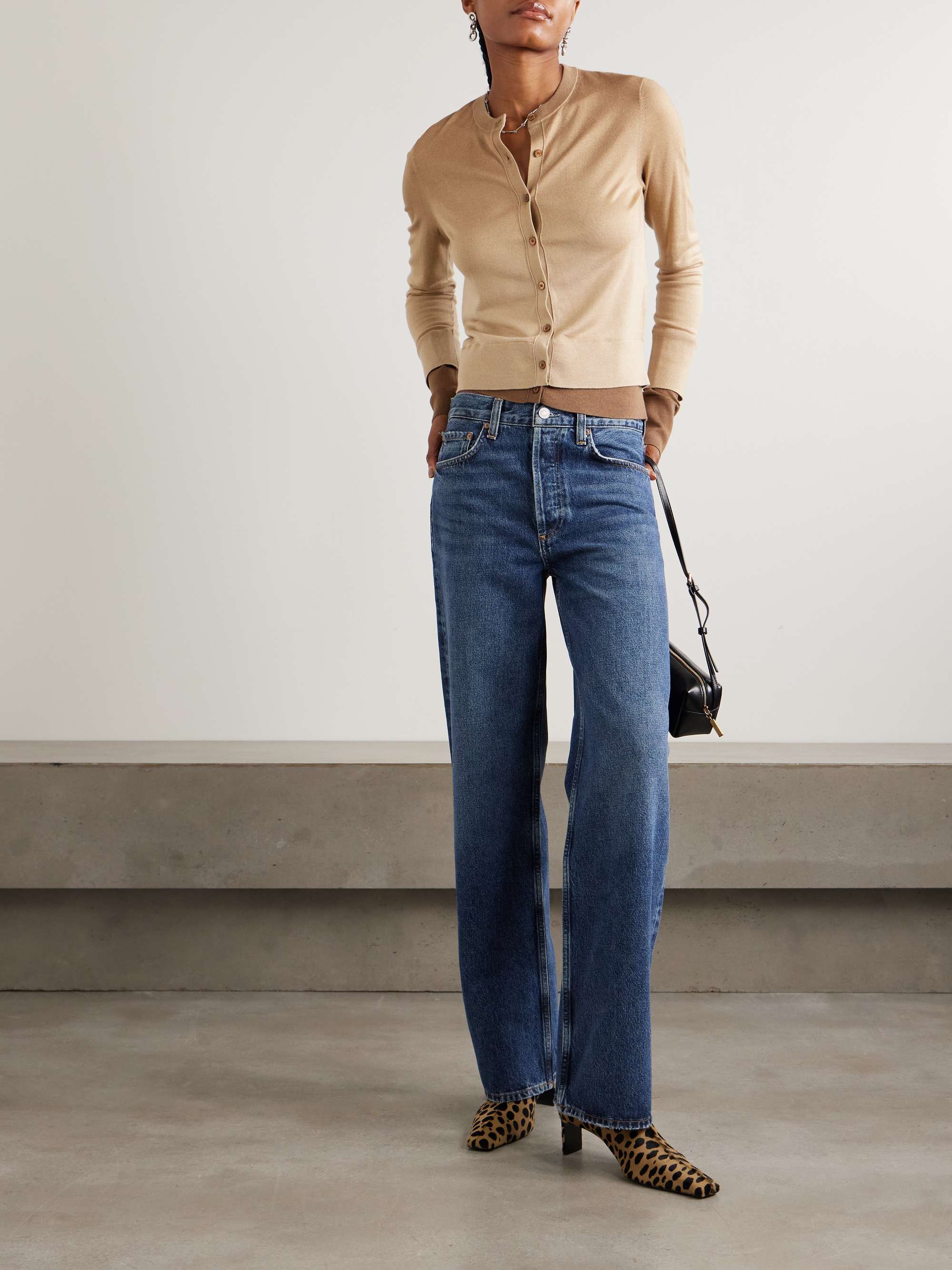 Arc Long High-Rise Wide-Leg Jeans