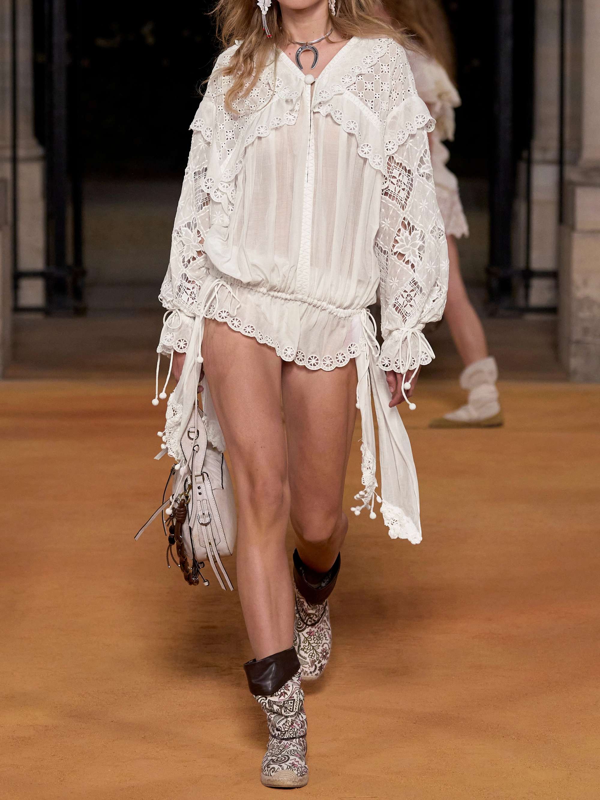 Broderie Anglaise Cotton and Silk-Blend Blouse