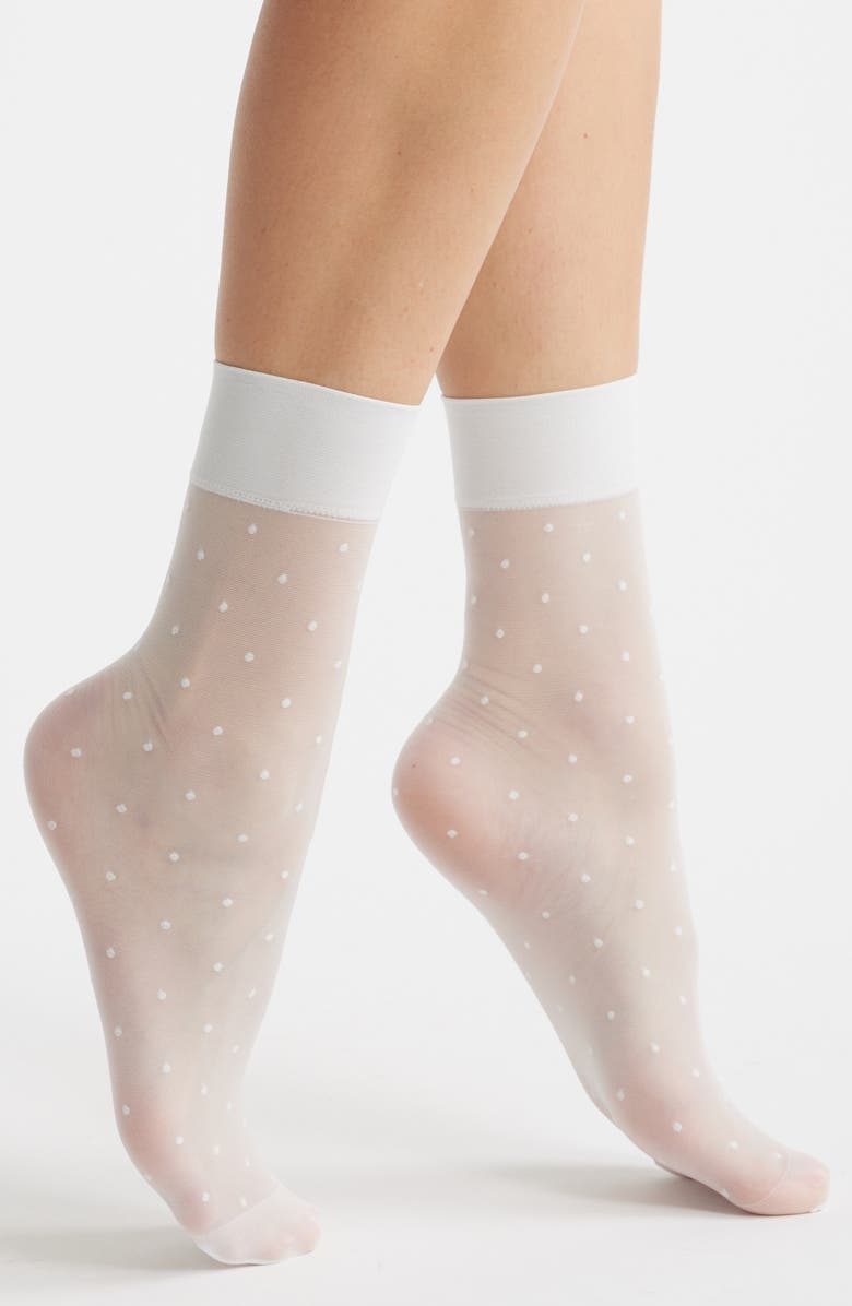 Everyday Sheer Dot Ankle Socks