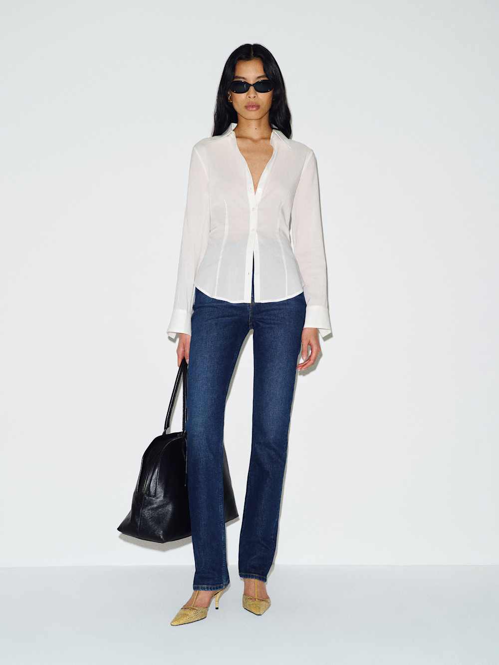 Raya Fitted Voile Shirt