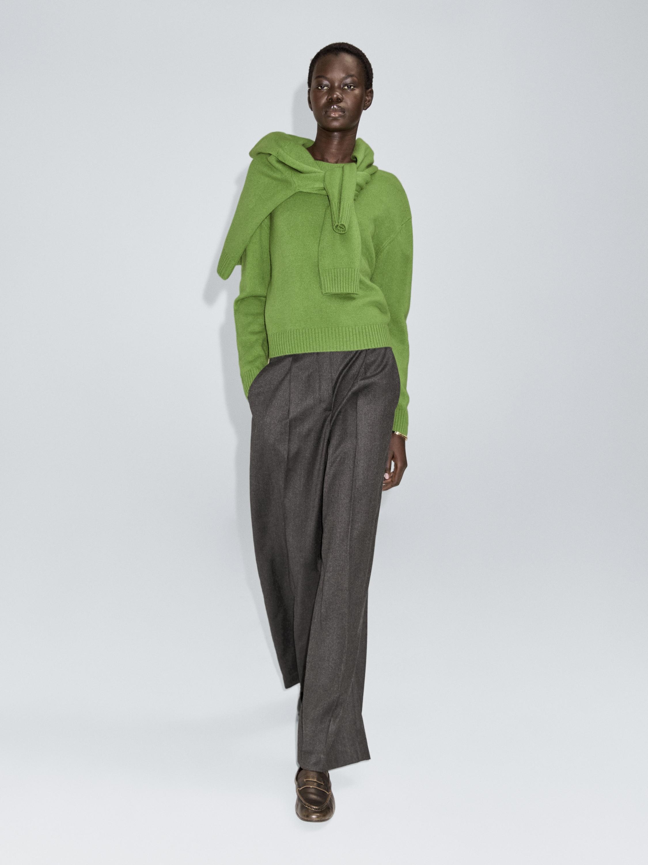 Massimo Dutti, Wool Blend Crew Neck Sweater