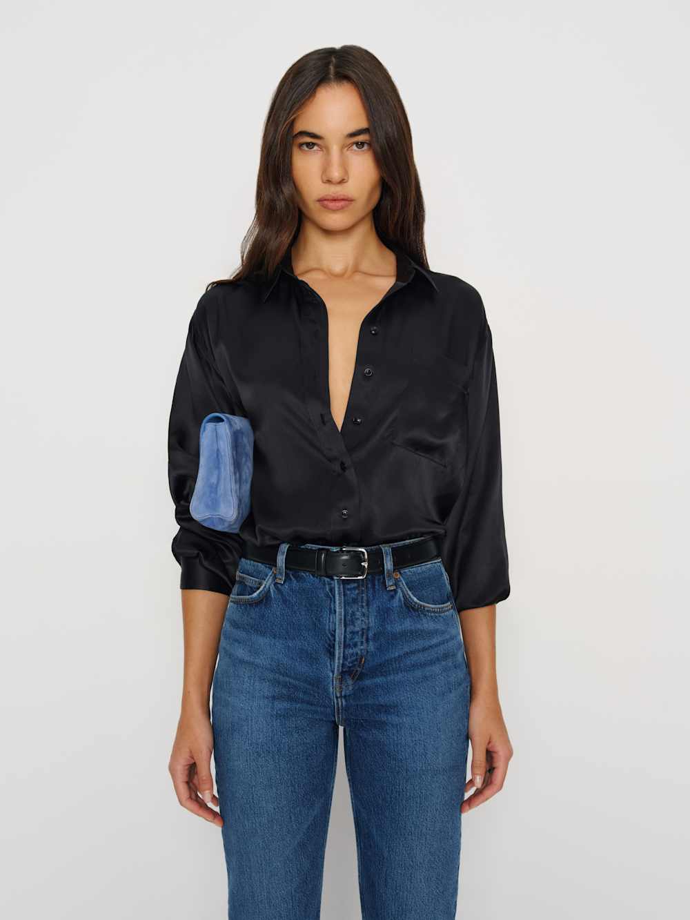 Eli Oversized Silk Shirt