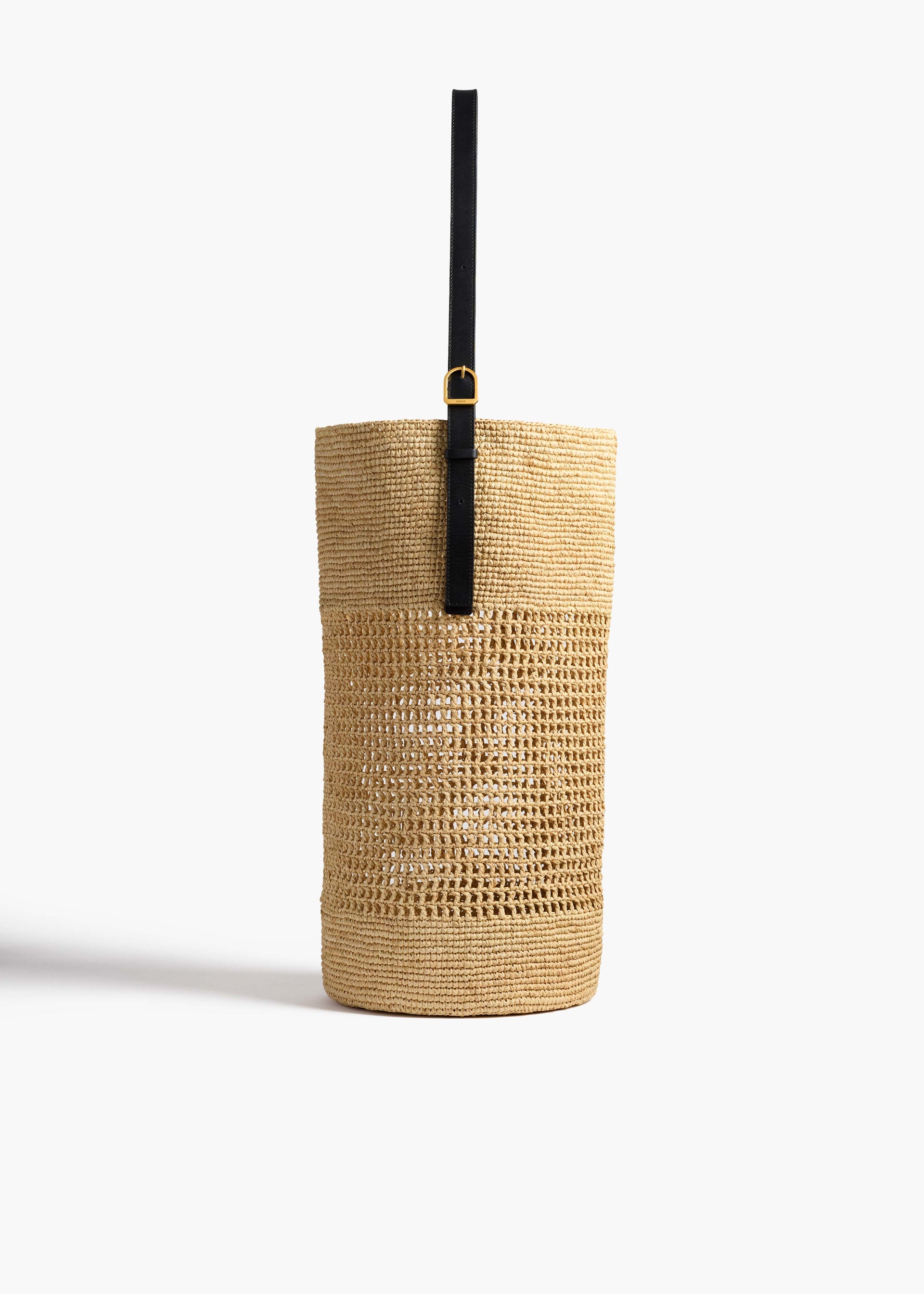 Billie Bucket Bag in Natural Raffia - O/s / Natural / 70%palmfiber,30%calfskin