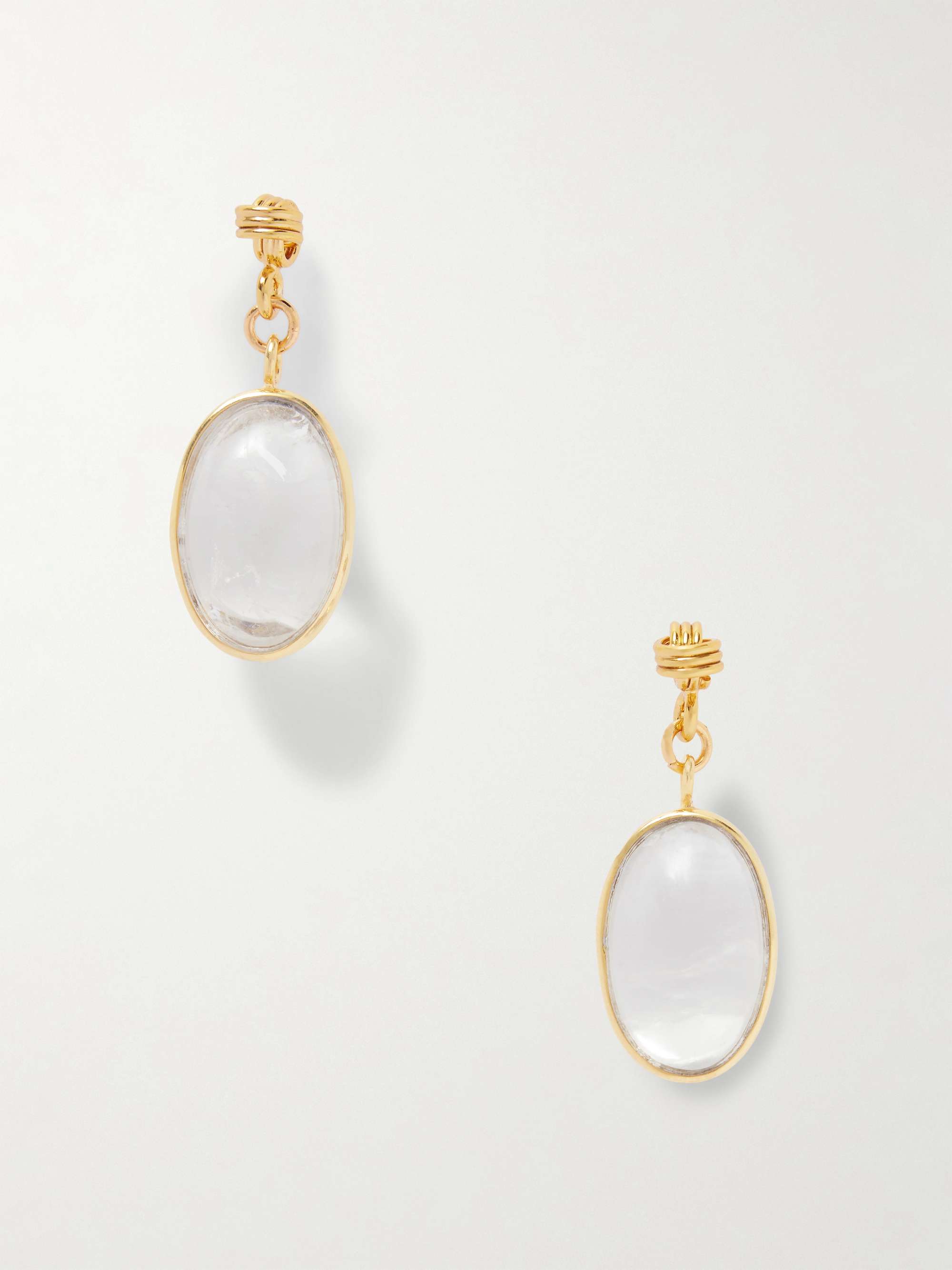 Lumia Gold-Plated Crystal Earrings