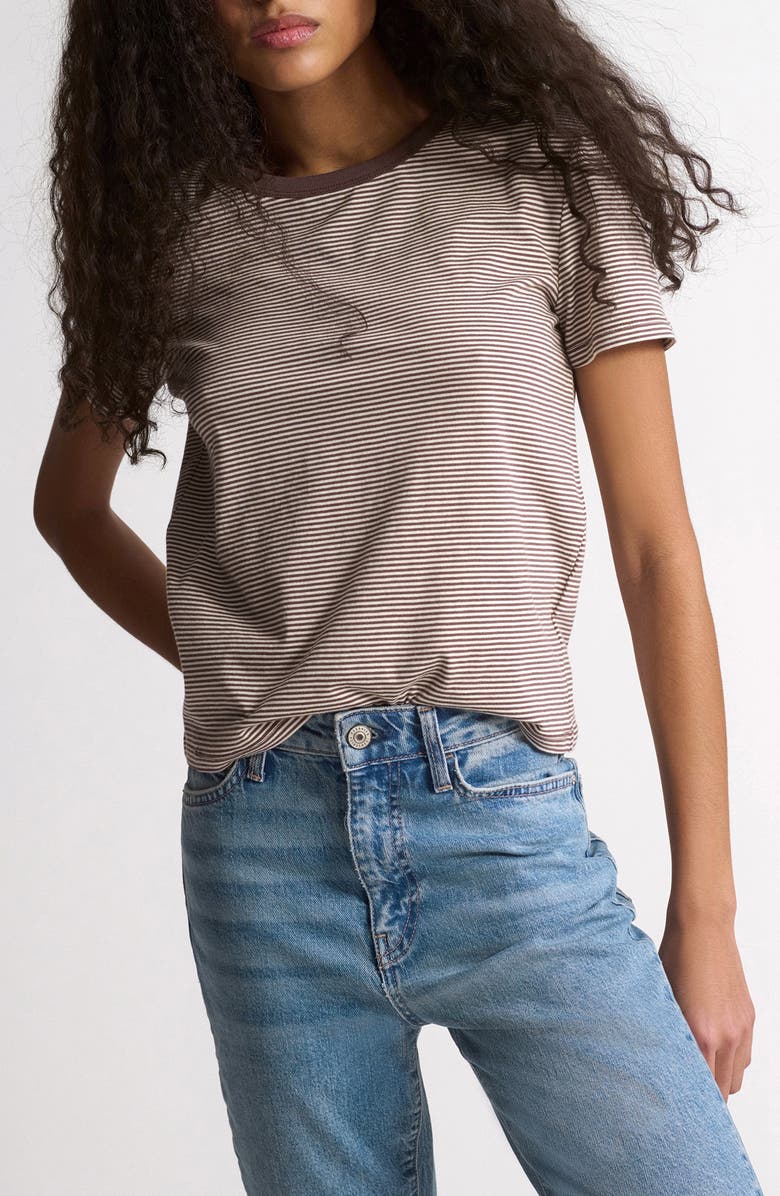 Stripe Cotton T-Shirt