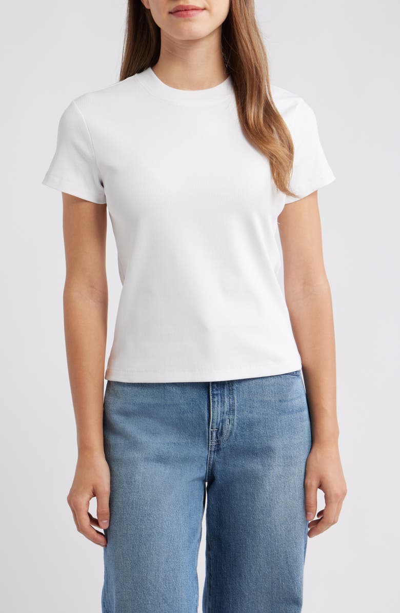 Slim Fit Stretch Cotton T-Shirt