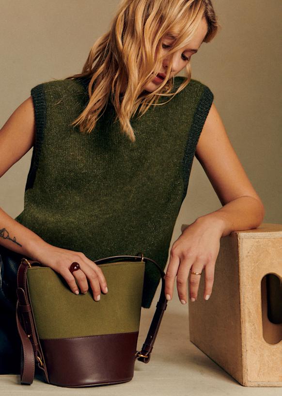 Samuel Jumper - Perfect Green / Dark Green - Baby Alpaca - S&amp;eacute;zane