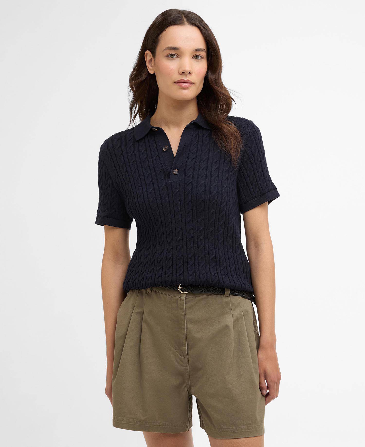 Hartland Knitted Polo Shirt