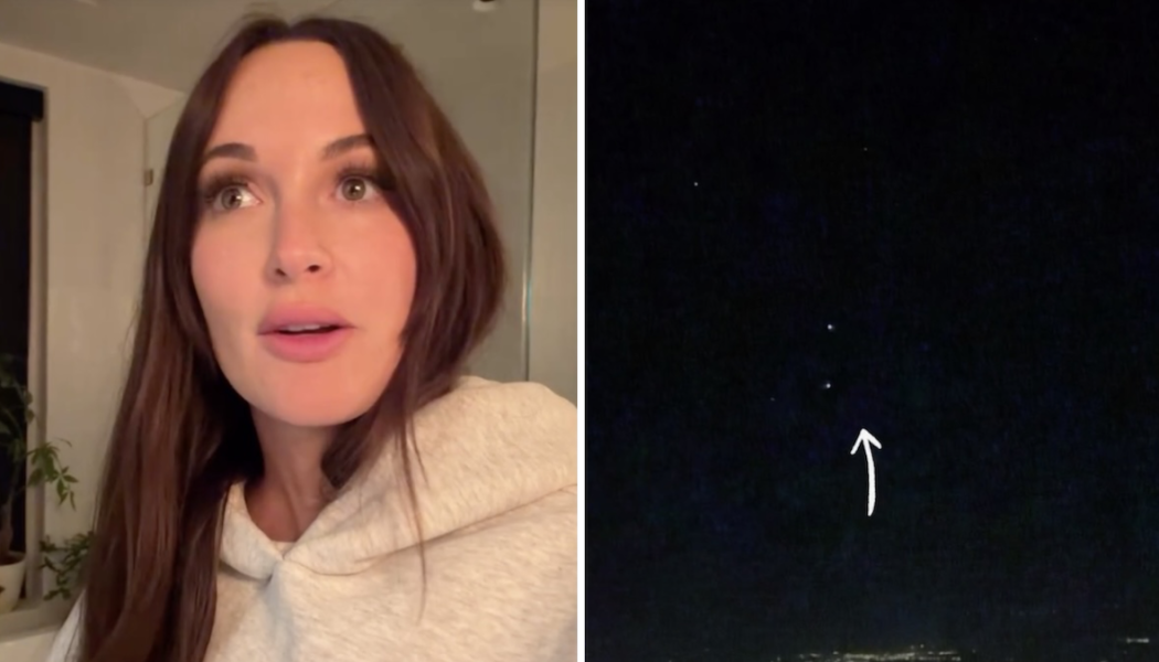 Kacey Musgraves Shares Video of "Craziest UFO Orb Experience"