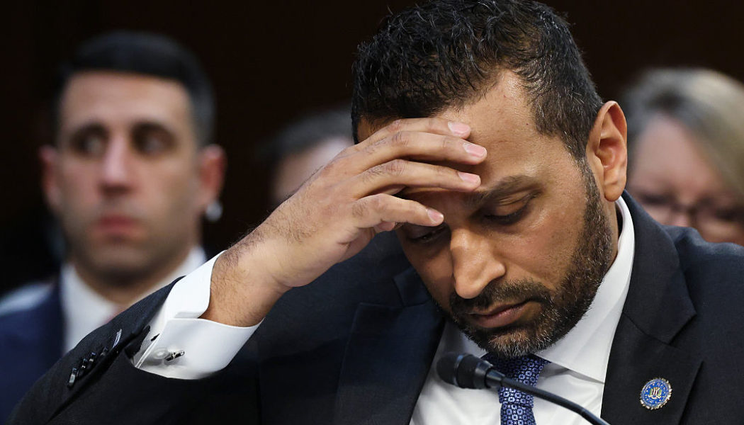 Kash Patel Vows To Sue Following Bombshell Allegations of Excessive Drinking