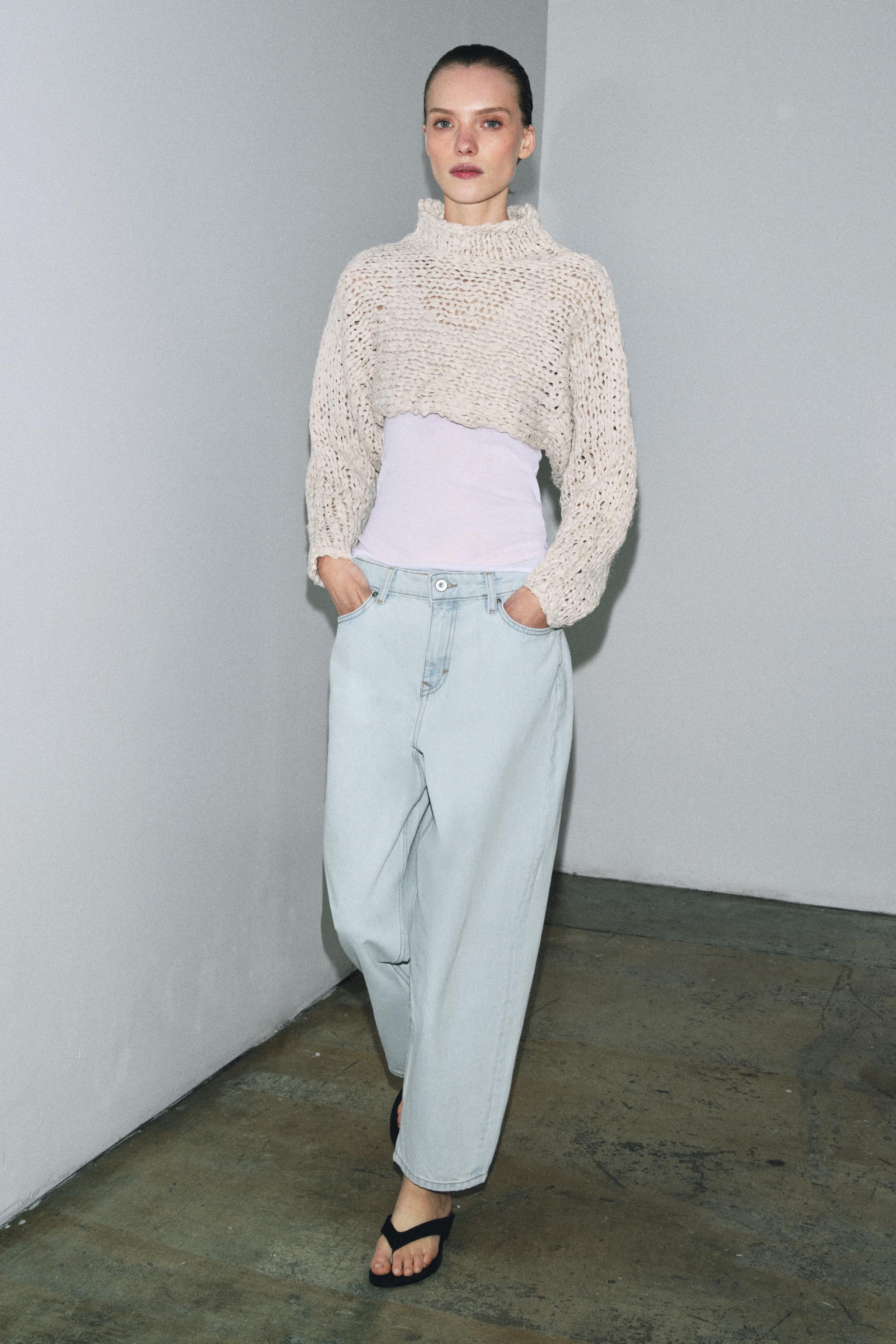 Zw Collection Mid-Rise Tapered Jeans