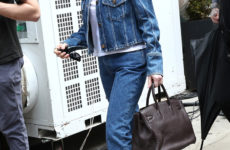 Lindsay Lohan Just Wore Millennial-Coded Denim Jacket and Made It Look So Cool