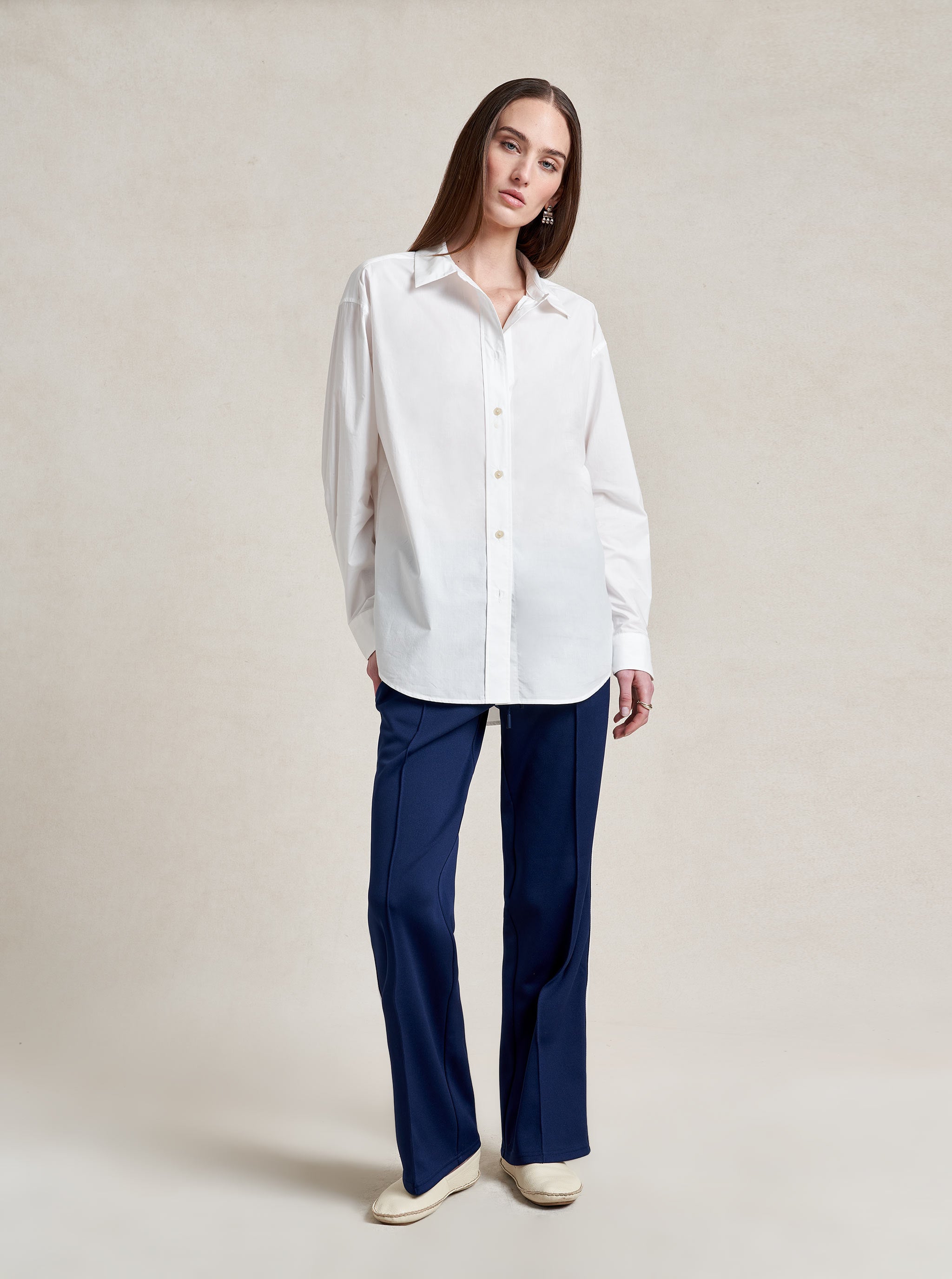 The Perfect Cotton Shirt Xxs in White