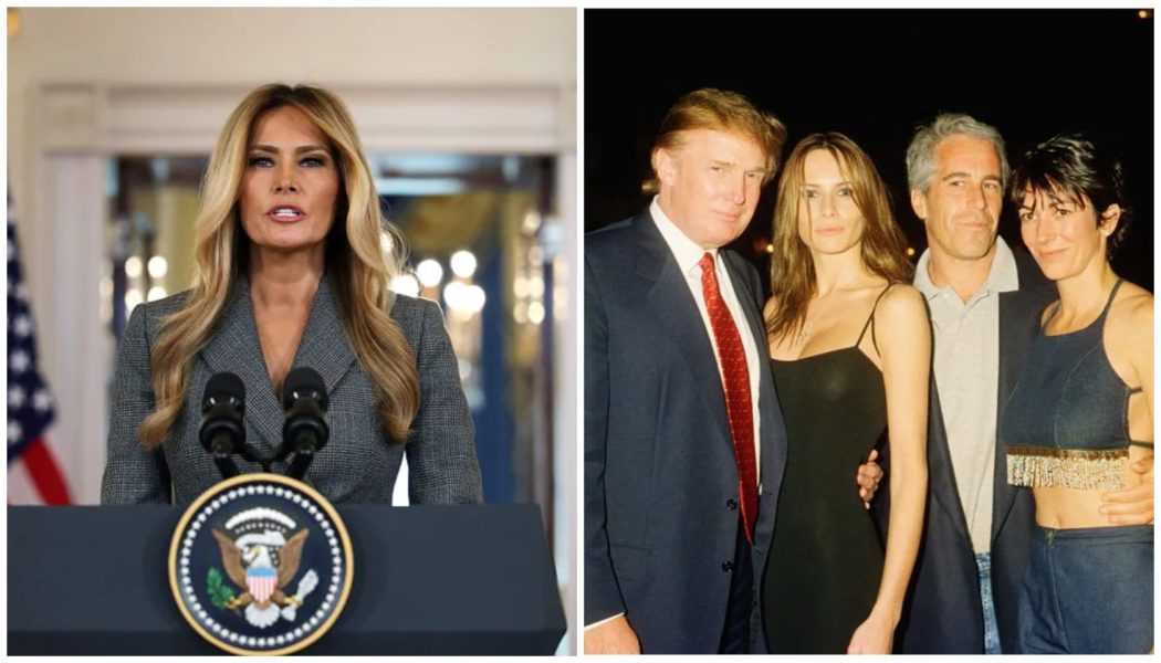 Melania Trump's Impromptu Epstein Denial Speech Leaves Social Media Suspicious