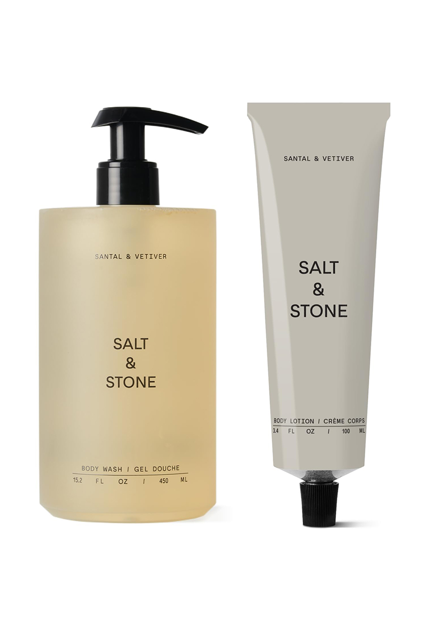 Salt &amp;amp; Stone Santal &amp;amp; Vetiver Body Wash and Body Lotion
