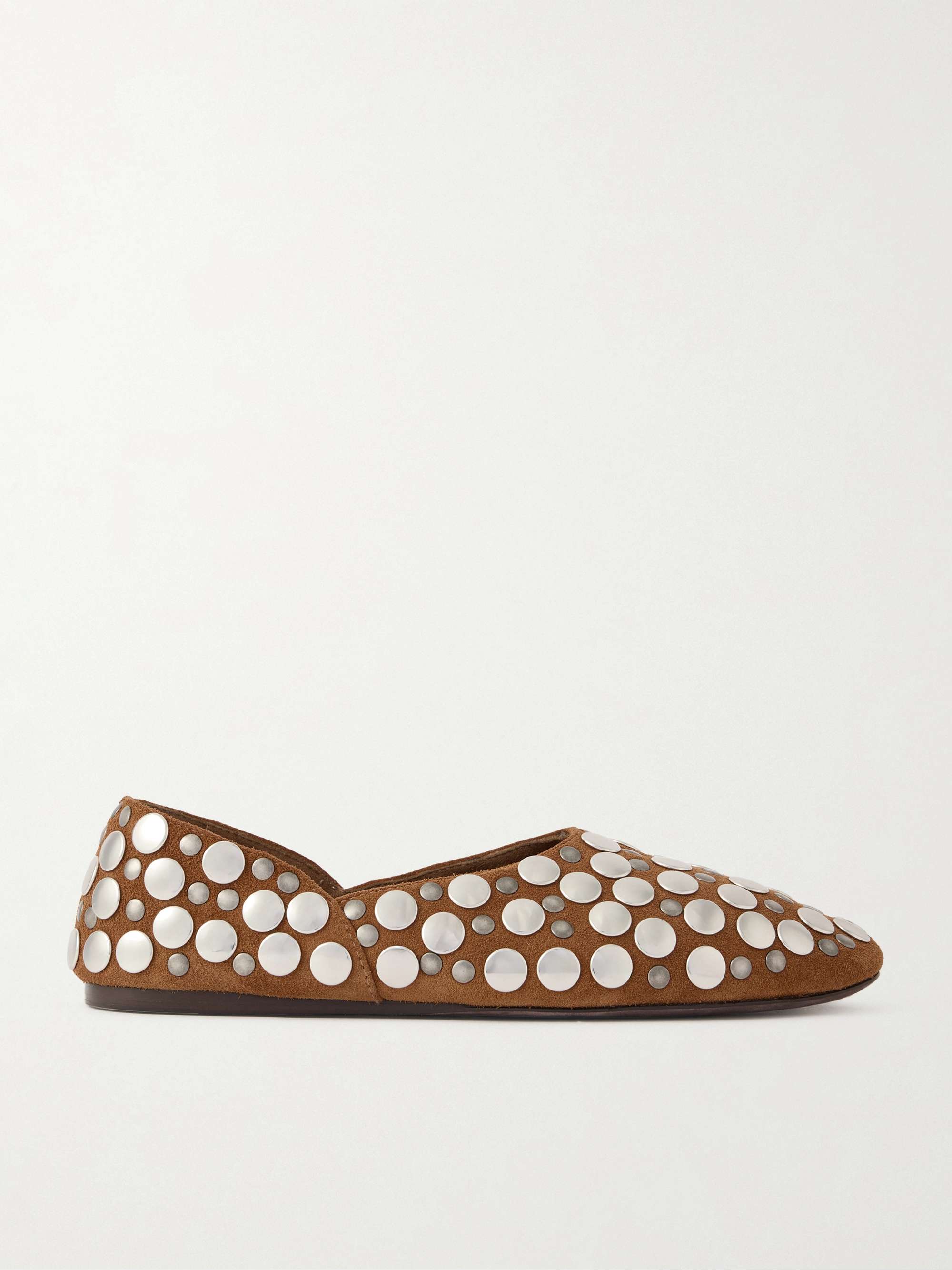 Jane Studded Suede Flats
