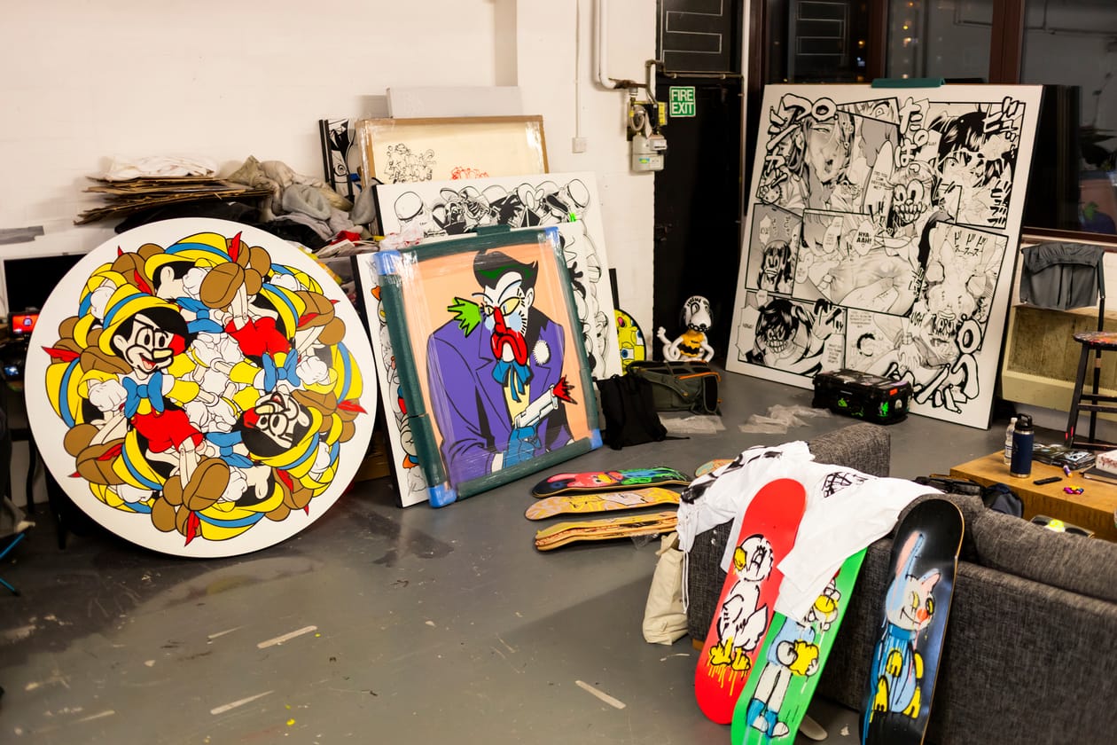 opake, slawn, hypebeast magazine, graffiti, artwork 