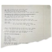 Original Bob Dylan Typewritten Lyrics for "I'm Not There" Heads to Auction