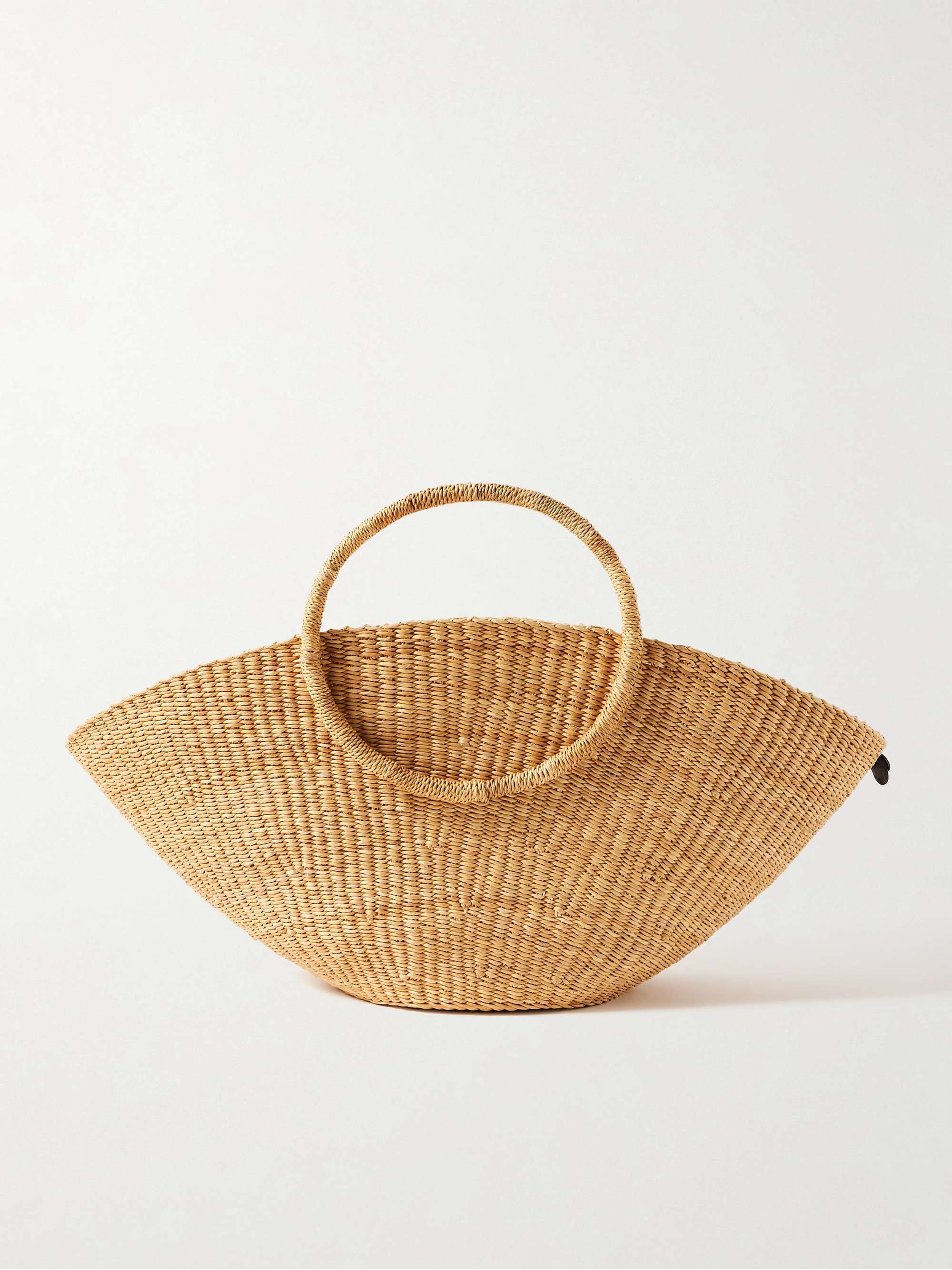 Luna Woven Straw Tote