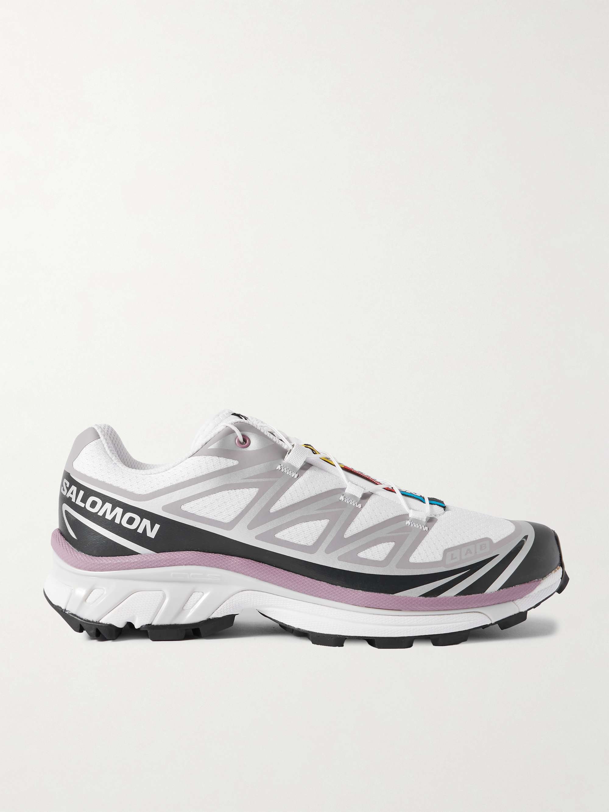 Xt-6 Rubber-Trimmed Mesh Sneakers