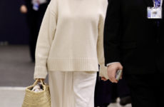 Pamela Anderson’s Airport Look Includes the French-Girl Shoe and Bag Combo I Actually Recommend Travelling With