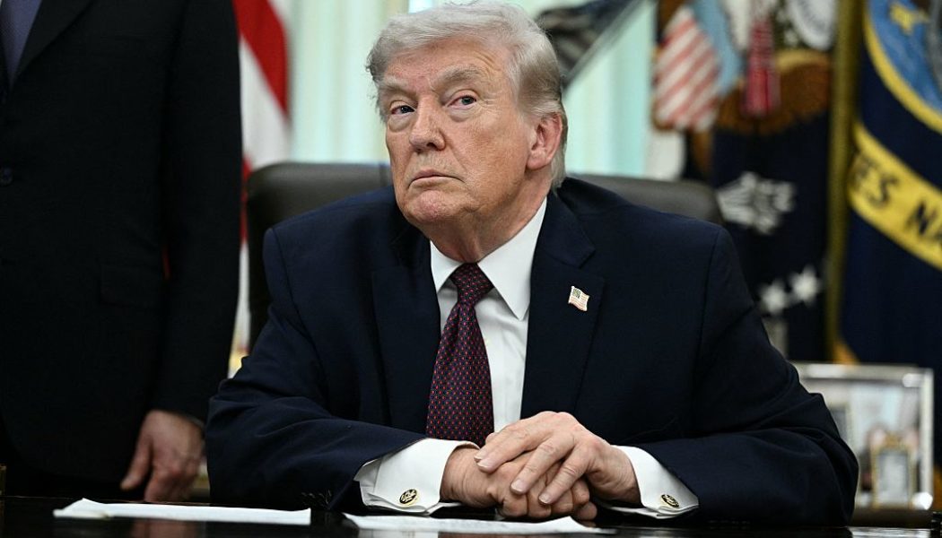 President Donald Trump Hurls Expletives At Iran On Easter Sunday