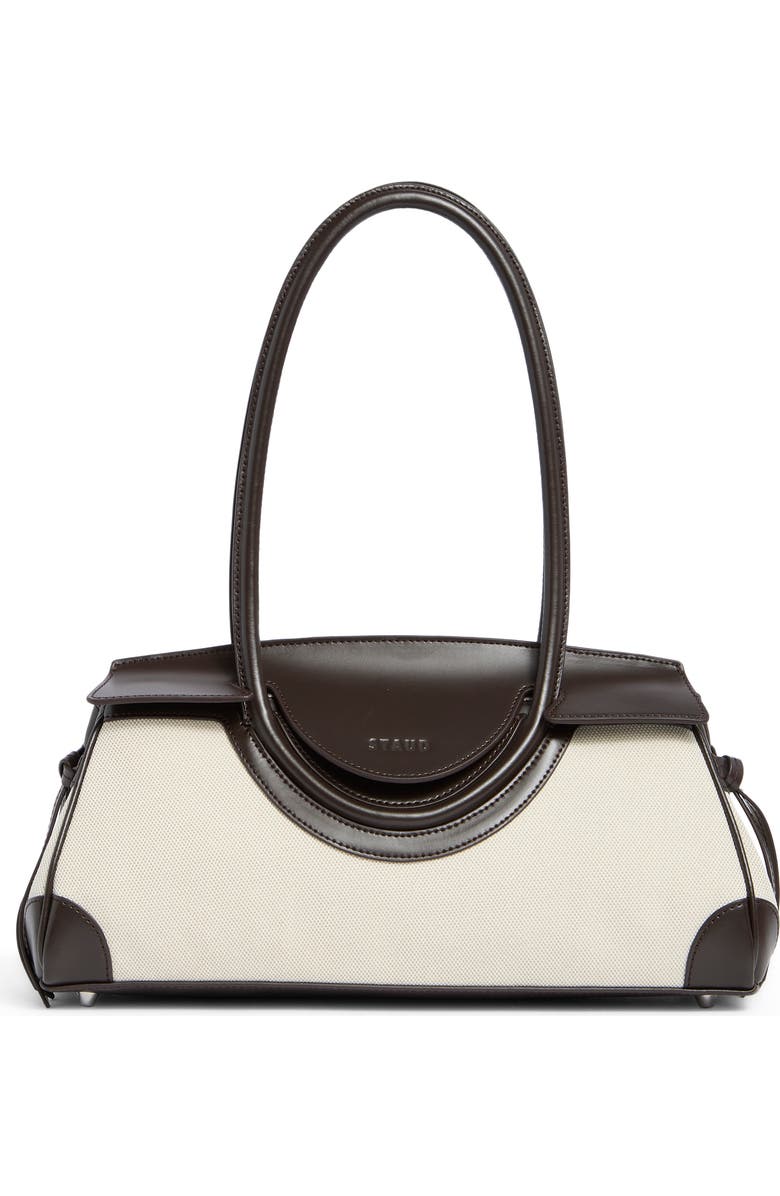 Maude Canvas &amp;amp; Leather Shoulder Bag