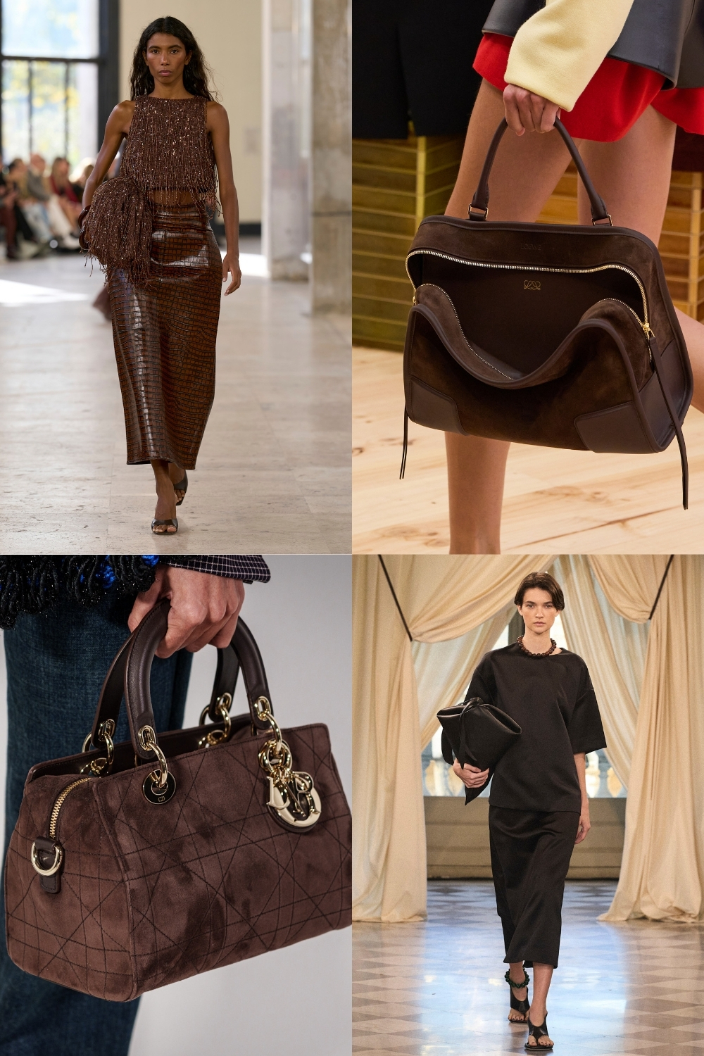 cocoa brown spring handbag colours 2026