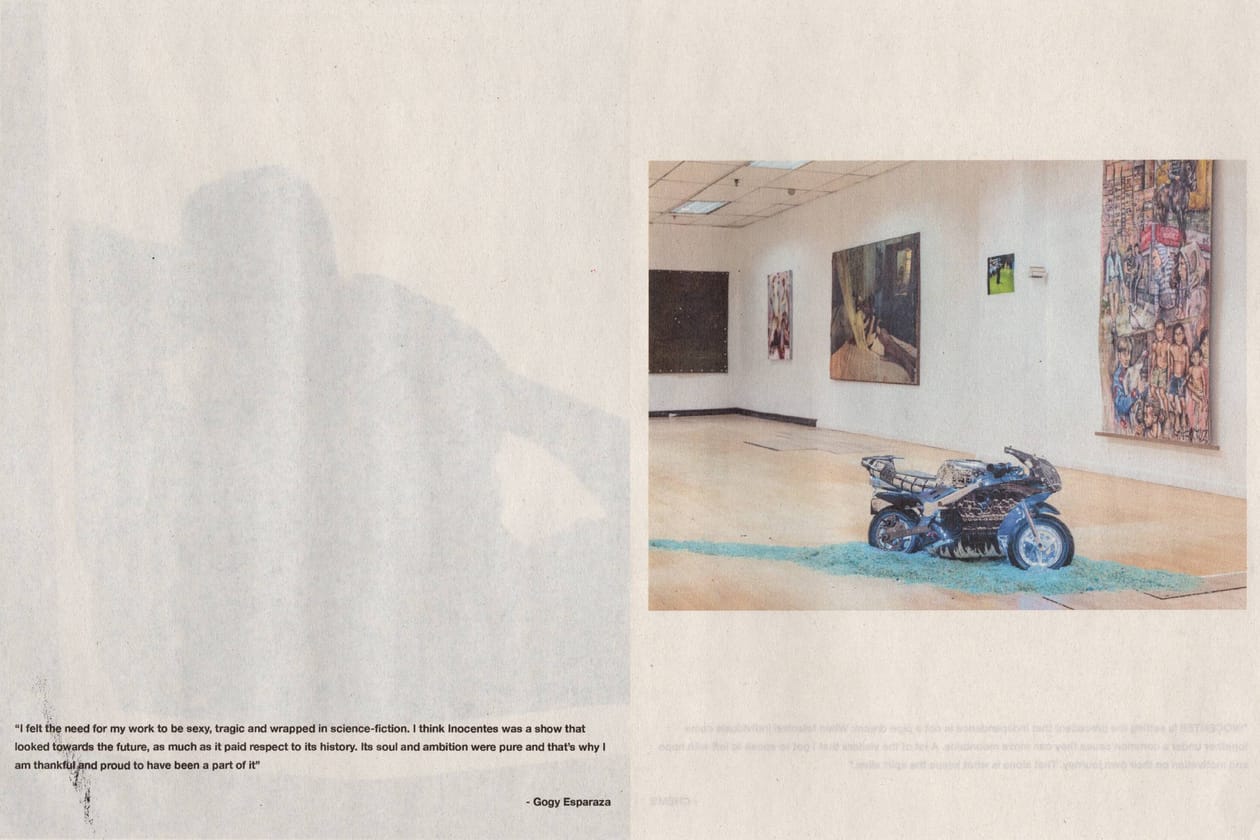 Red Expanse 'Inocentes' New York Exhibition Red Lebanese Alien Libros Art Artworks