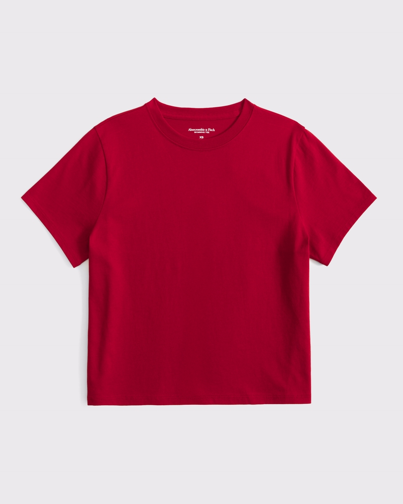 Essential Polished Body-Skimming Tee