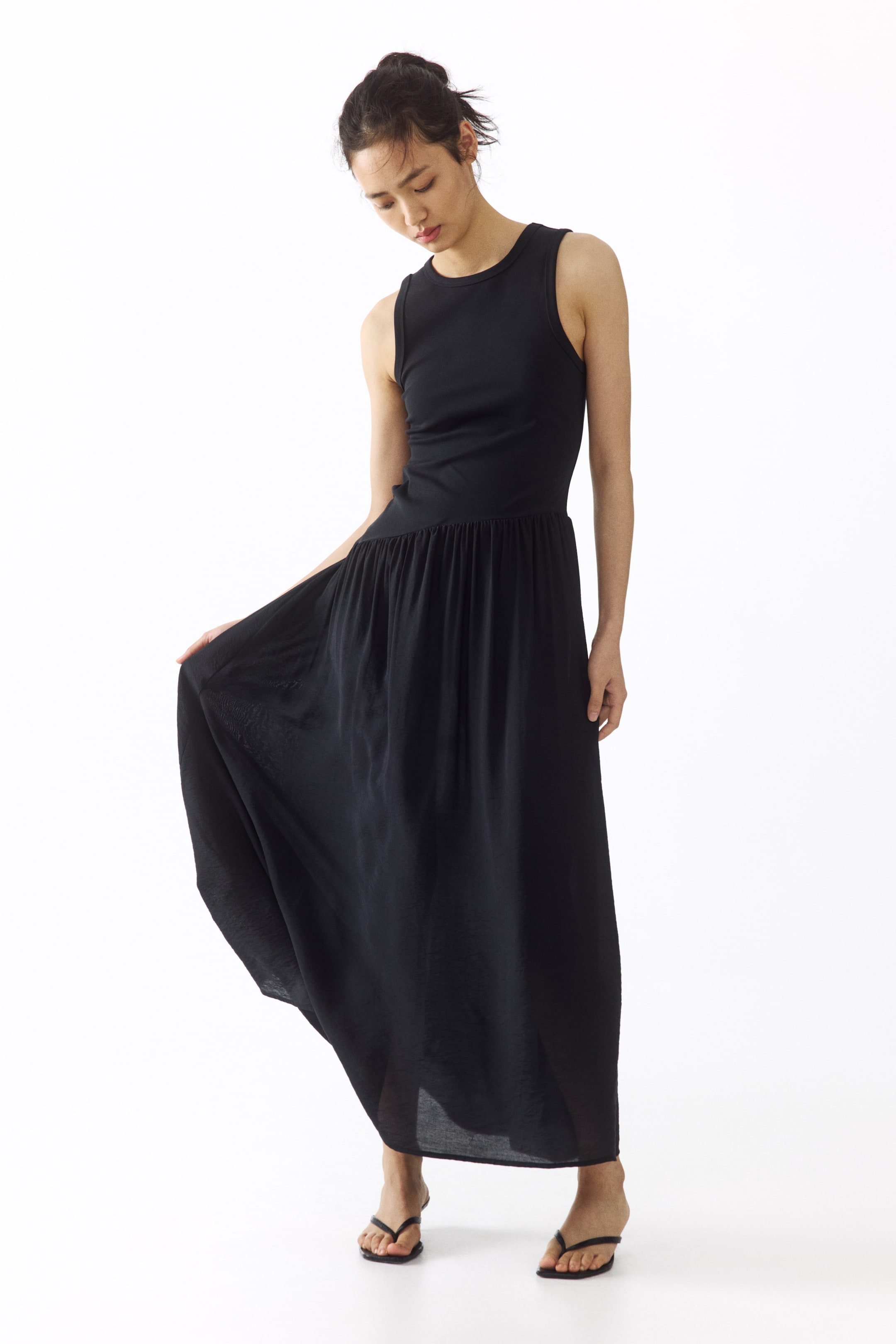 Dress With Flared Skirt