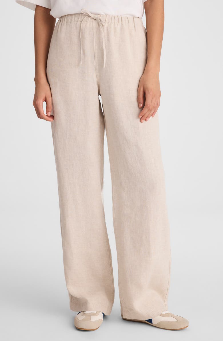 Pull-On Linen Pants
