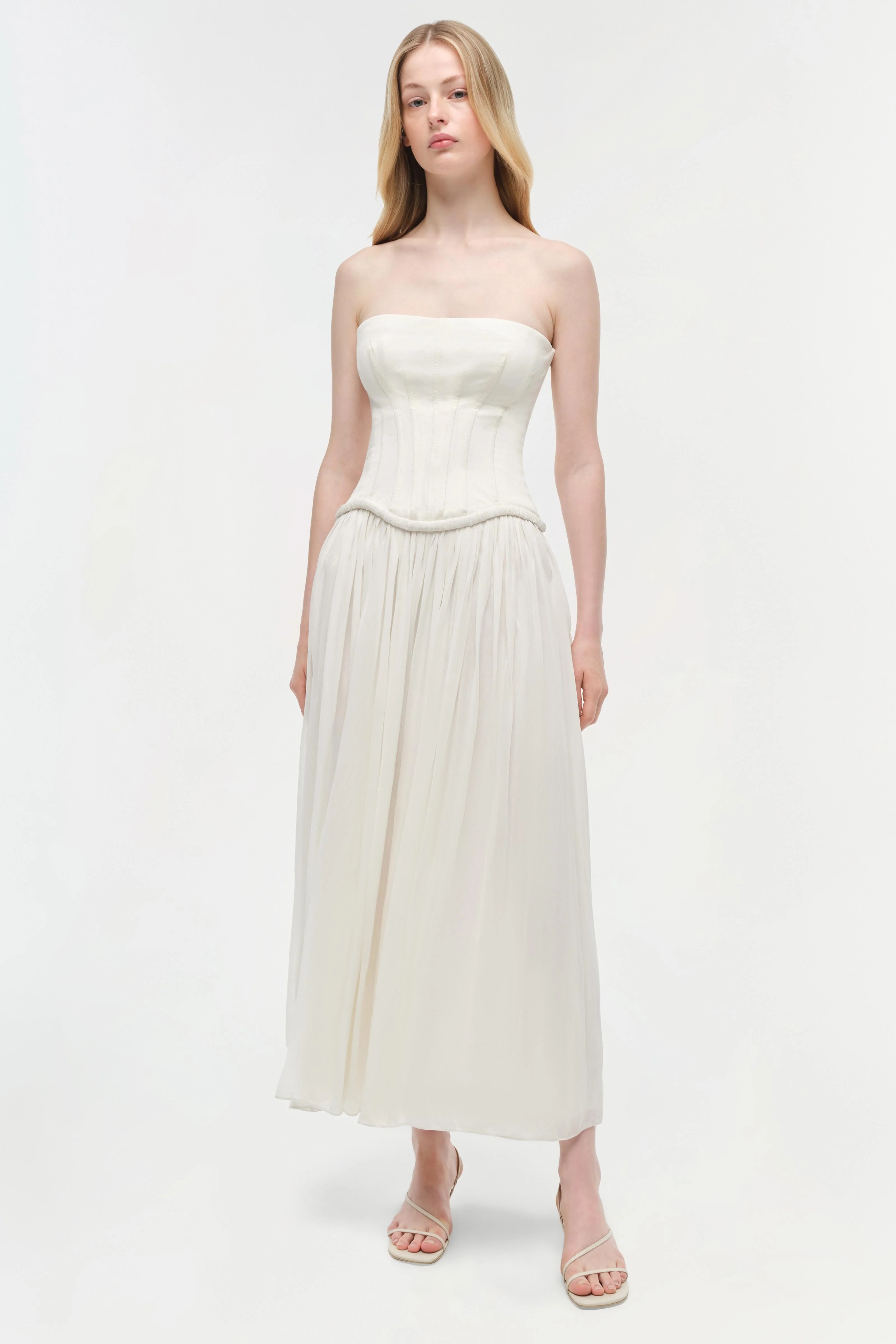 Simkhai, Adalys Strapless Jersey Dress