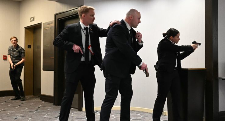 Trump Evacuated from White House Correspondents' Dinner After Secret Service Engages with Shooter