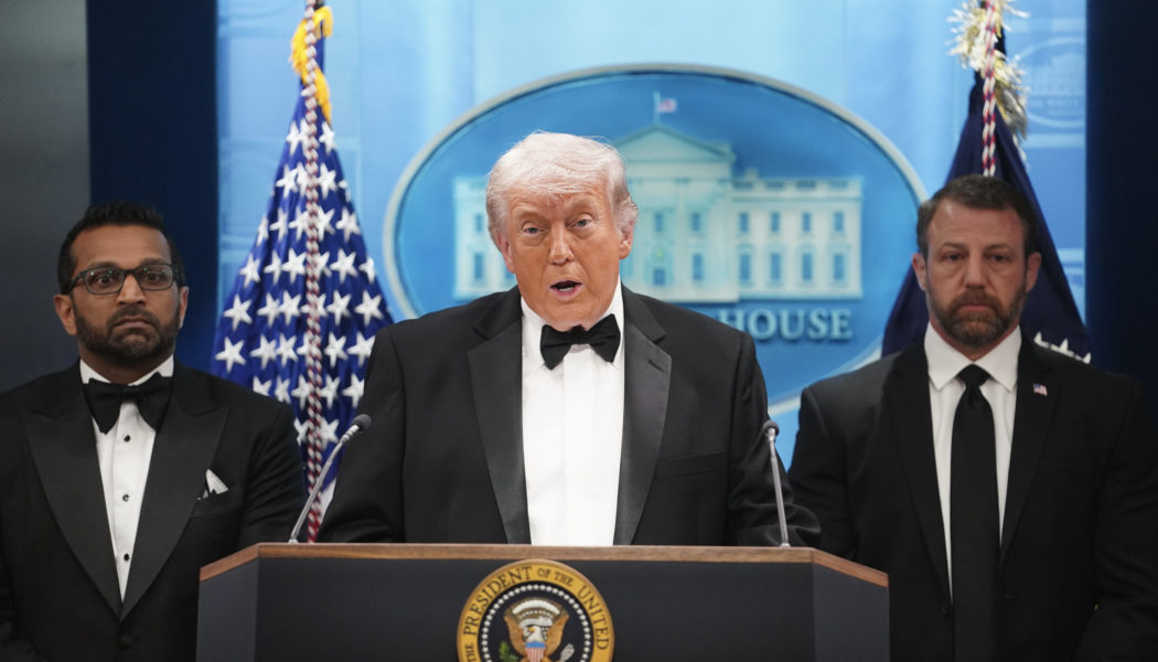 Trump turns the WHCD shooting into a pitch for the White House ballroom