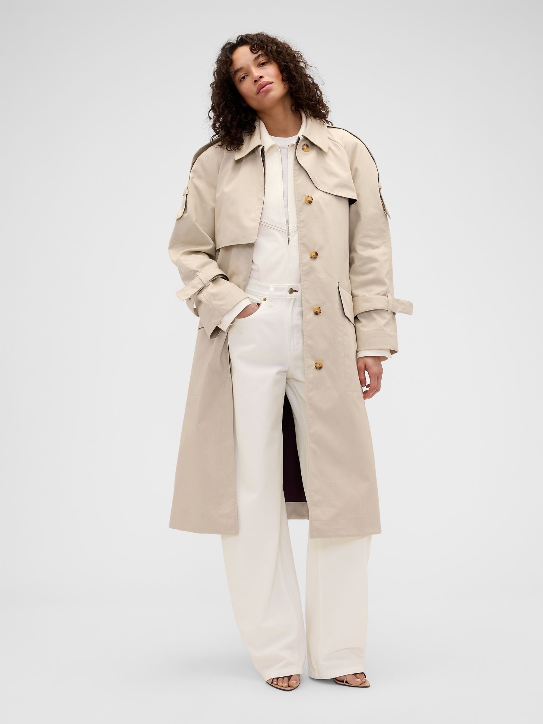 Gap X Victoria Beckham Beige Trench Coat