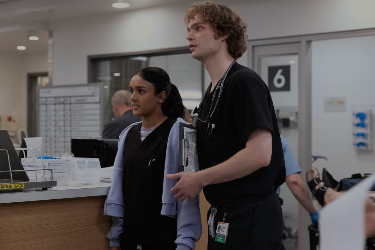 Lucas Iverson The Pitt Season 2 james ogilvie Interview