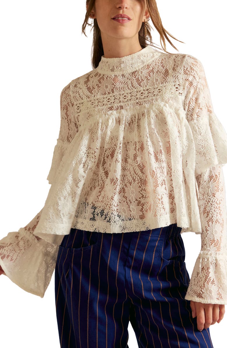 Lilabeth Sheer Lace Top