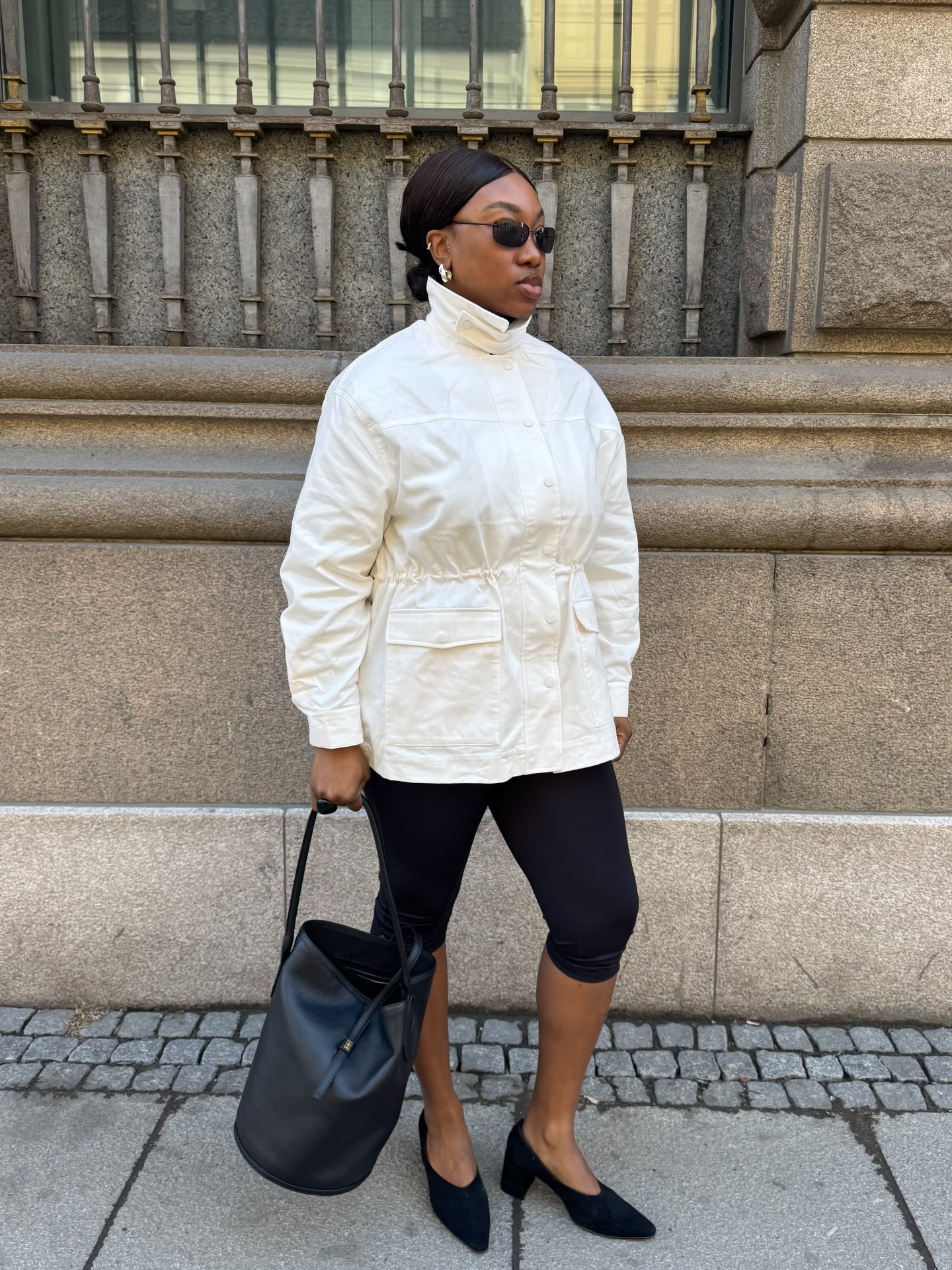 @nnennaechem wearing scandi spring outfits 2026