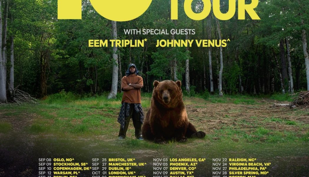 6LACK Announces "10 Years of 6LACK" World Tour